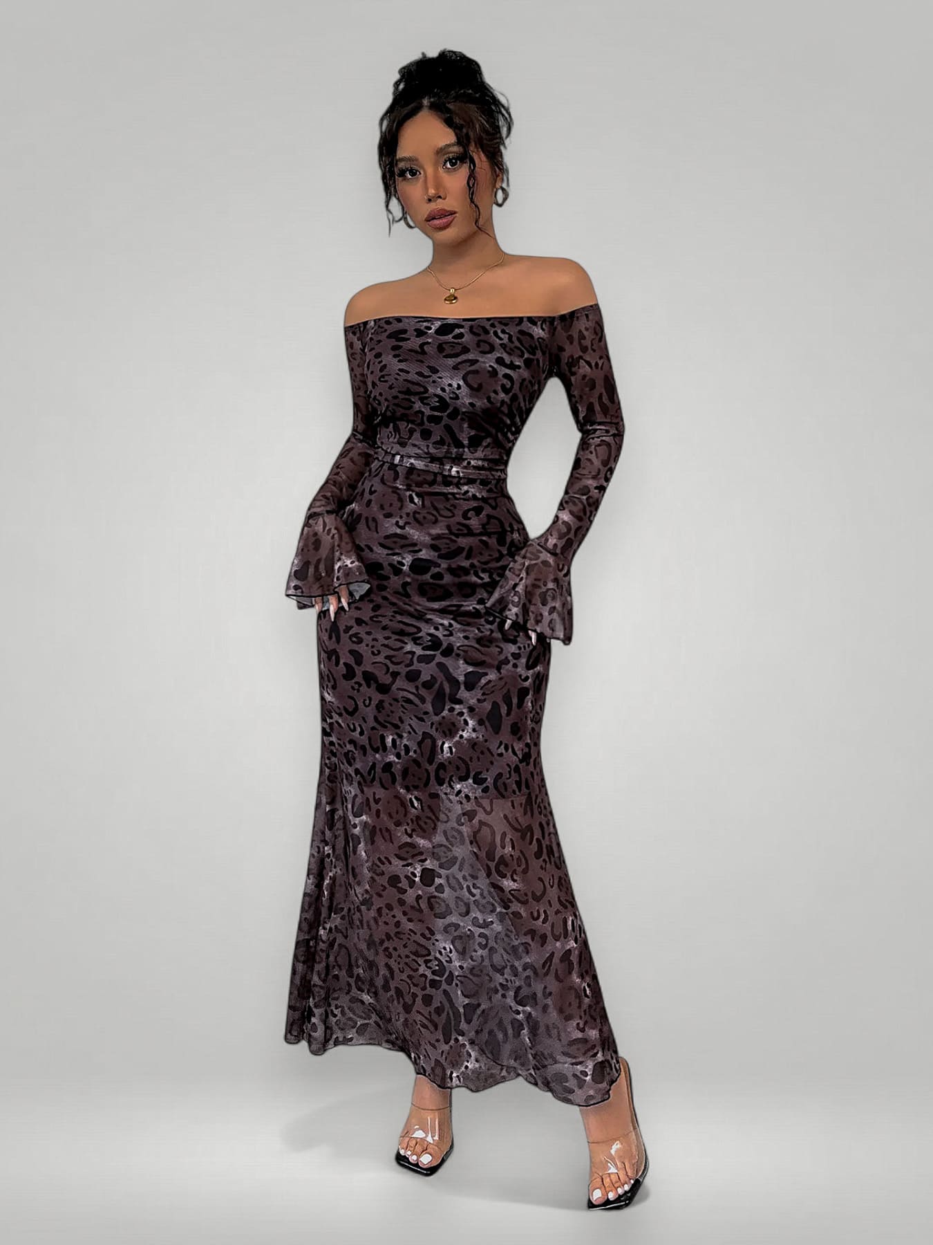 Monalisa | High-end Leopard Maxi Dress