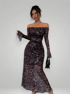 Monalisa | High-end Leopard Maxi Dress