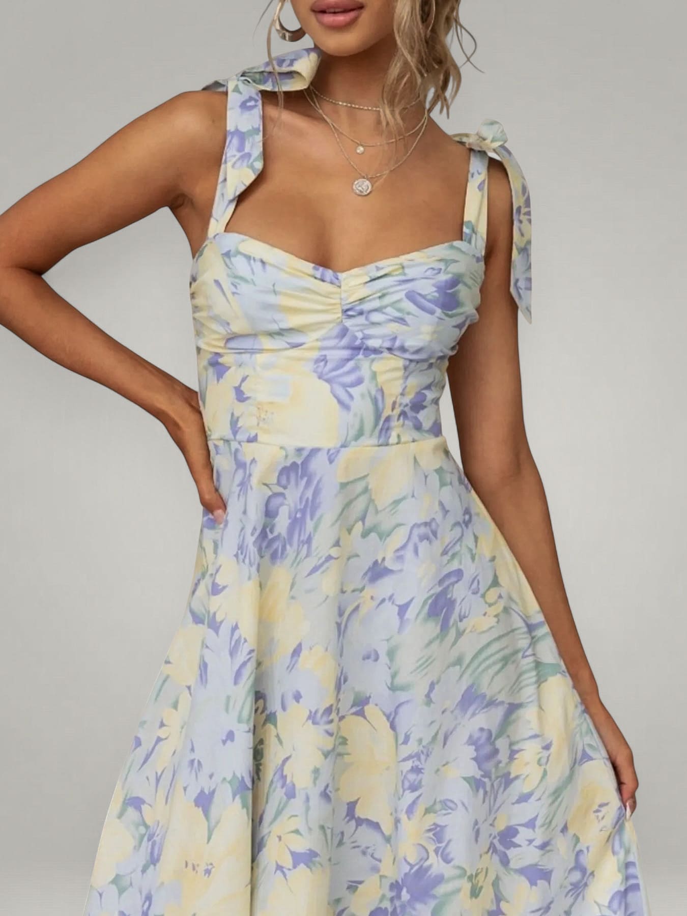 Nisha | Sophisticated Floral Midi Dress