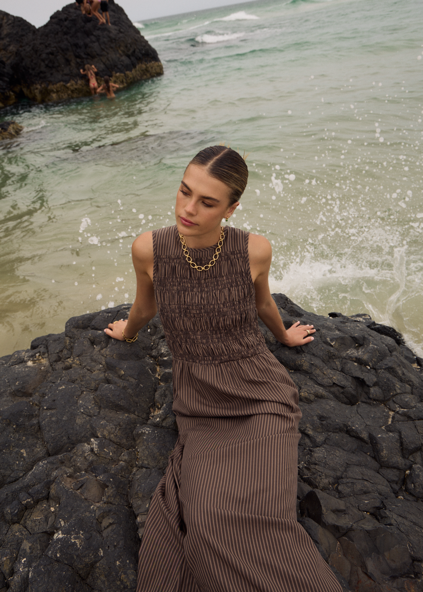 Yvette | Shirred Bodice Maxi Dress