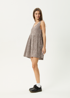 Simone | Seersucker Mini Dress with Pockets