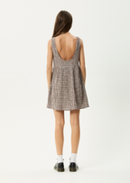 Simone | Seersucker Mini Dress with Pockets