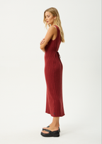 Ondine | Ribbed Knit Midi Dress