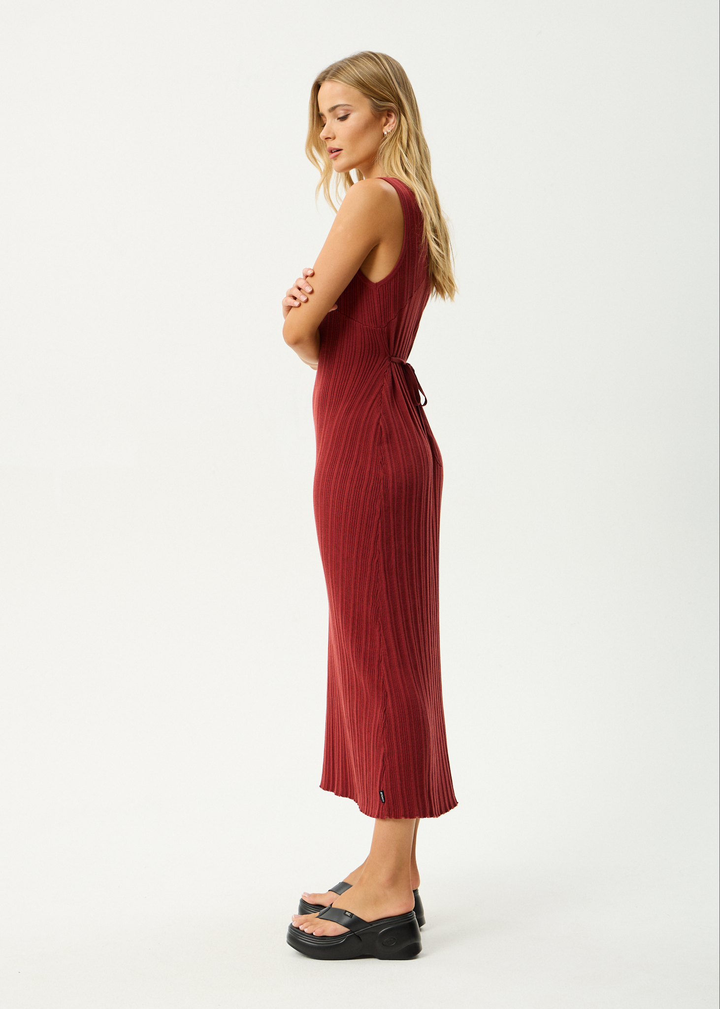 Ondine | Ribbed Knit Midi Dress