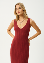 Ondine | Ribbed Knit Midi Dress