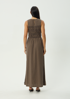 Yvette | Shirred Bodice Maxi Dress