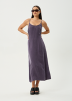 Aveline | Slip-Style Cupro Midi Dress