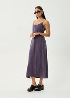 Aveline | Slip-Style Cupro Midi Dress