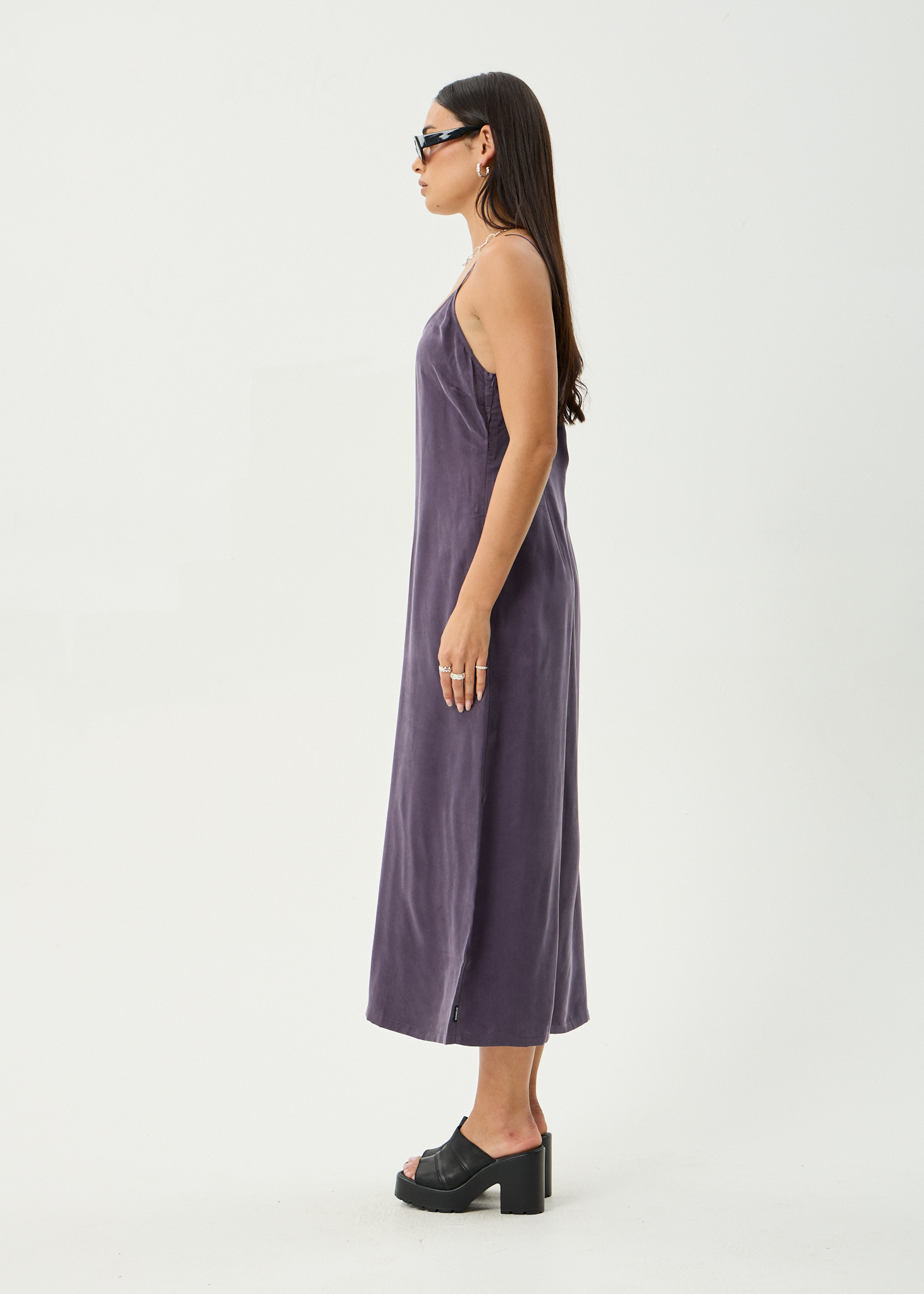 Aveline | Slip-Style Cupro Midi Dress