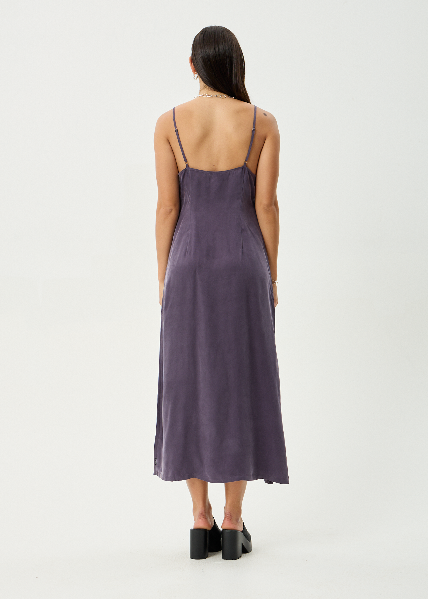 Aveline | Slip-Style Cupro Midi Dress