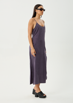 Aveline | Slip-Style Cupro Midi Dress