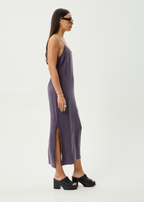 Aveline | Slip-Style Cupro Midi Dress