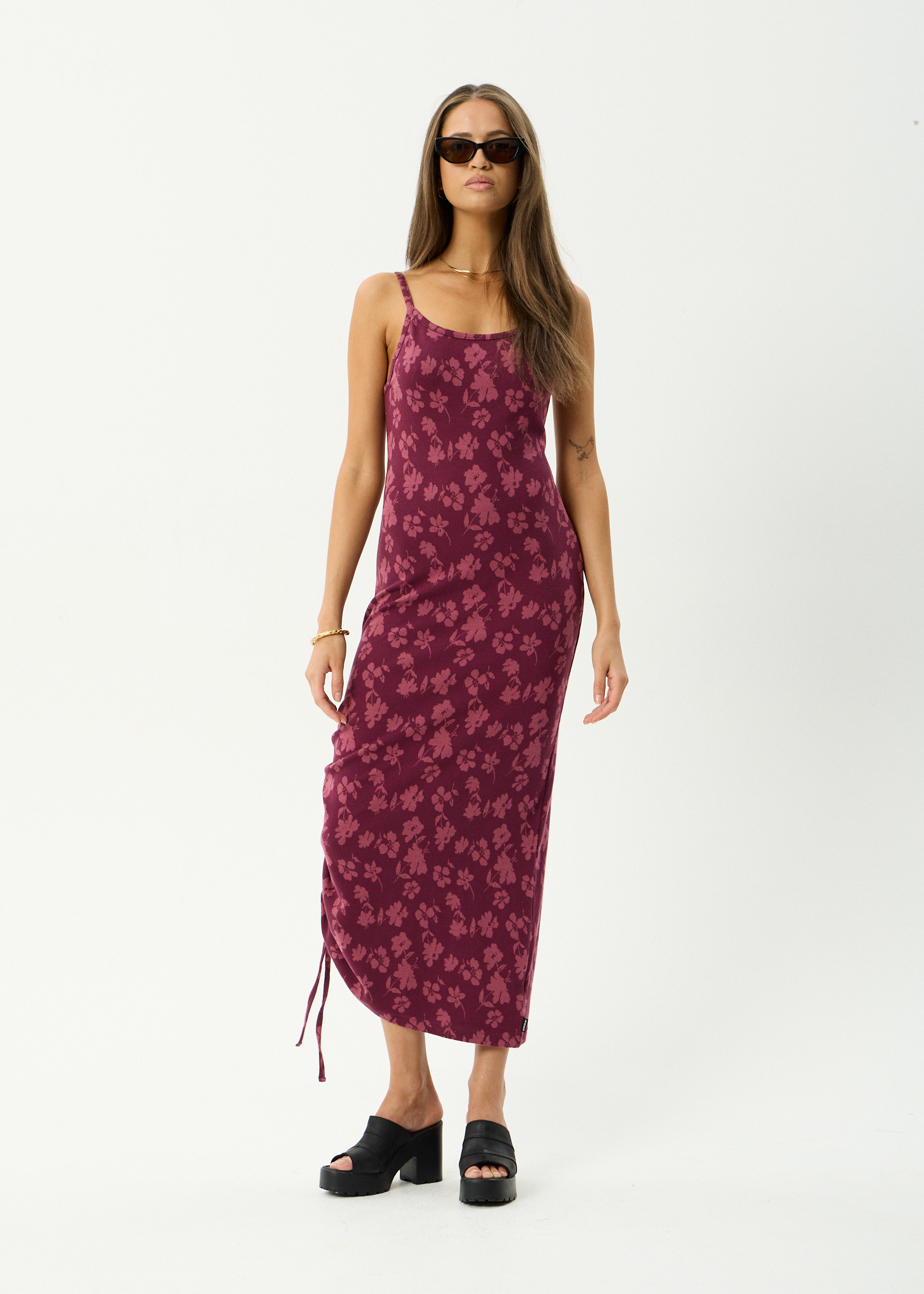 Anthea | Floral Scoop-Back Maxi Dress