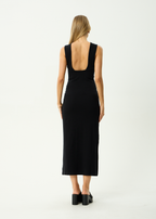 Marielle | Open-Back Jacquard Maxi Dress
