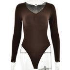 Celestina | Cozy Ribbed Long Sleeve Bodysuit