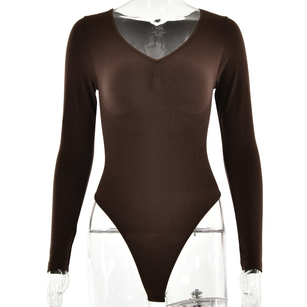 Celestina | Cozy Ribbed Long Sleeve Bodysuit