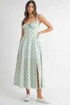 Olivia | Elegant Floral Women Summer Sundress - HoneyvineDress