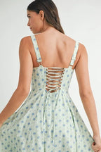 Olivia | Elegant Floral Women Summer Sundress - HoneyvineDress
