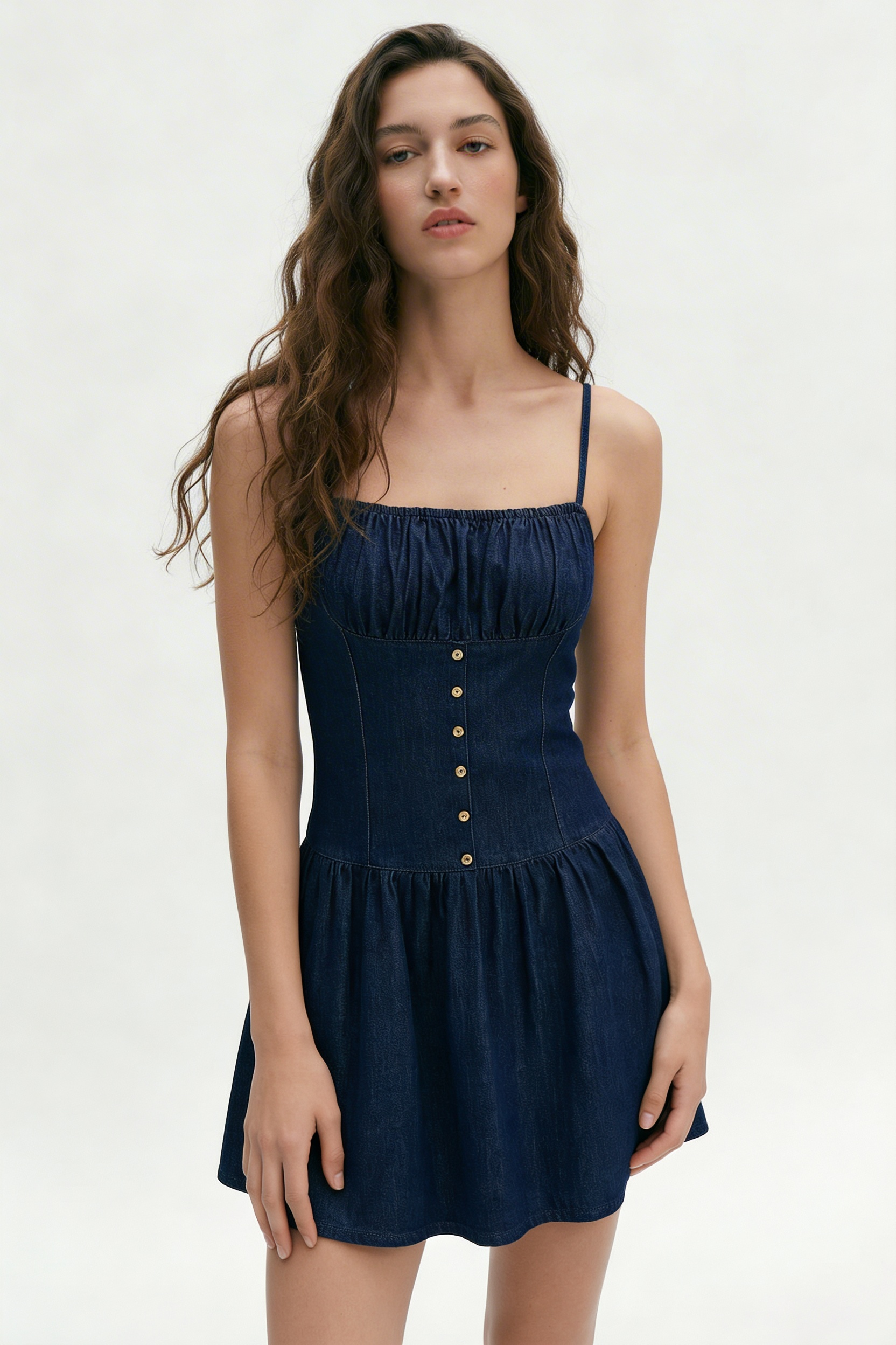 Celeste | Timeless Denim Mini Summer Dress