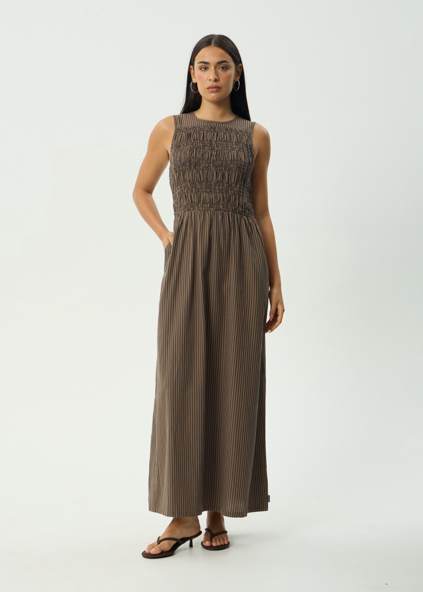 Yvette | Shirred Bodice Maxi Dress