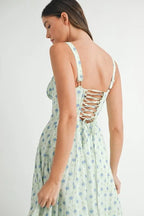 Olivia | Elegant Floral Women Summer Sundress - HoneyvineDress