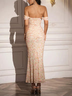 Shirley | Sophisticated Mesh Mermaid Formal Dress - HoneyvineDress