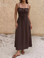 Lana | Chic Boho Flowy A-Line Summer Dress - HoneyvineDress