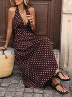 Carla | Timeless Polka Dot Maxi Dress - HoneyvineDress