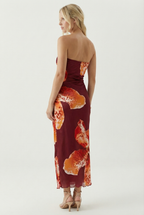 Clementine | Bold Strapless Summer Cocktail Dress