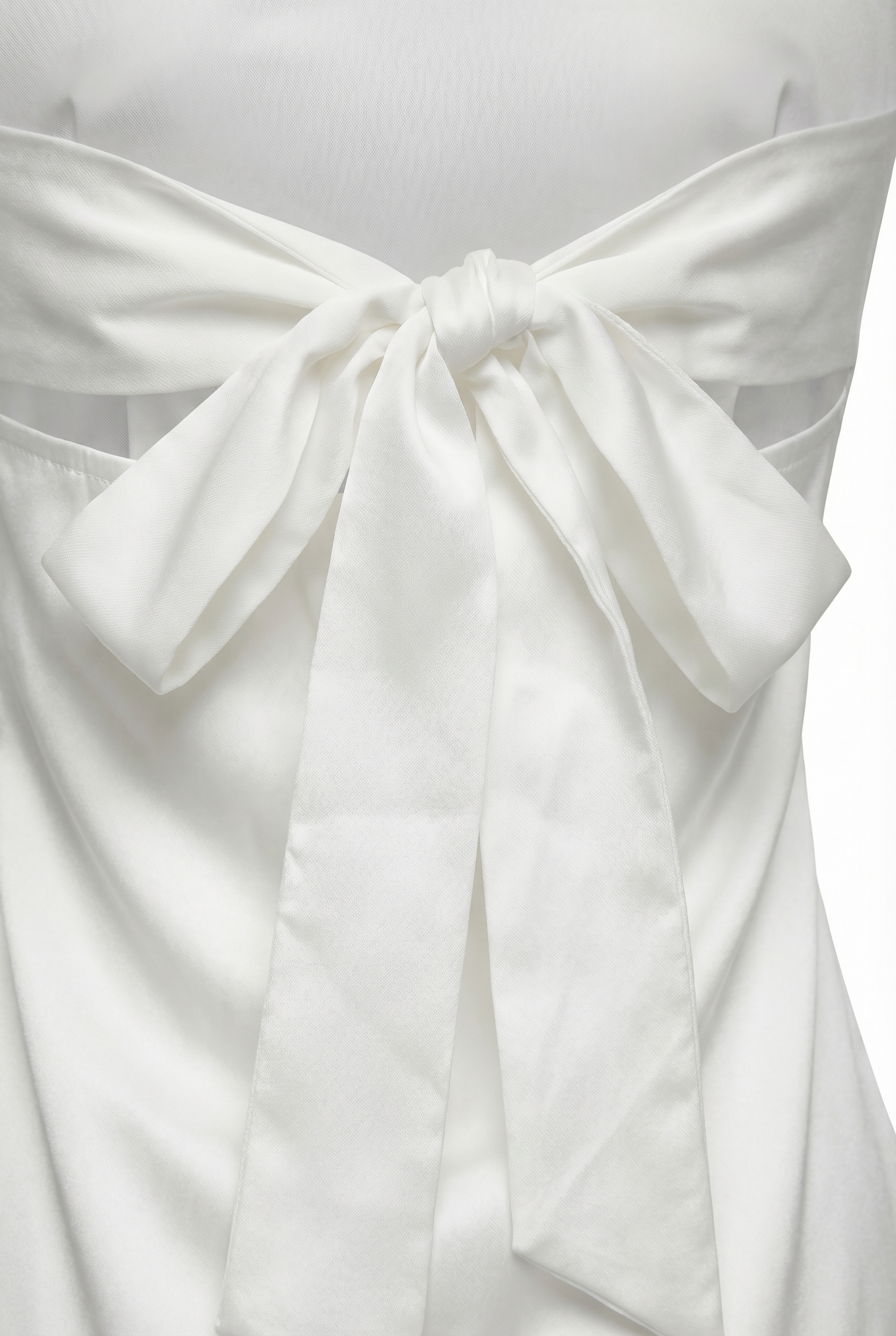 Brigitte | Silky Strapless Mini Dress