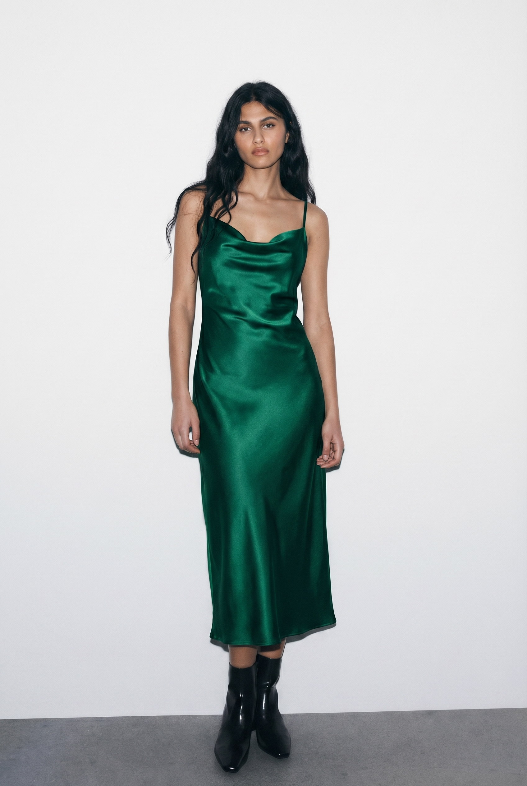 Kerstin | Elegant Satin Evening Dress