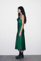 Kerstin | Elegant Satin Evening Dress