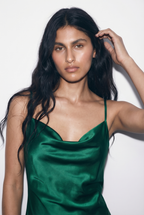 Kerstin | Elegant Satin Evening Dress