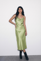Kerstin | Elegant Satin Evening Dress