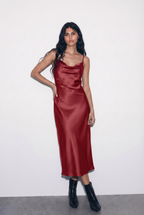 Kerstin | Elegant Satin Evening Dress