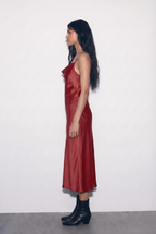Kerstin | Elegant Satin Evening Dress