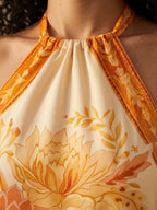 Wanda | Vintage Print Summer Maxi Dress for Women - HoneyvineDress