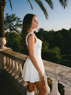 Isabelle | Cute Corset Summer Mini Dress - HoneyvineDress