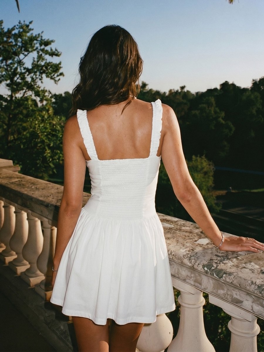 Isabelle | Cute Corset Summer Mini Dress - HoneyvineDress