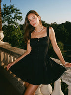 Isabelle | Cute Corset Summer Mini Dress - HoneyvineDress