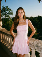 Isabelle | Cute Corset Summer Mini Dress - HoneyvineDress