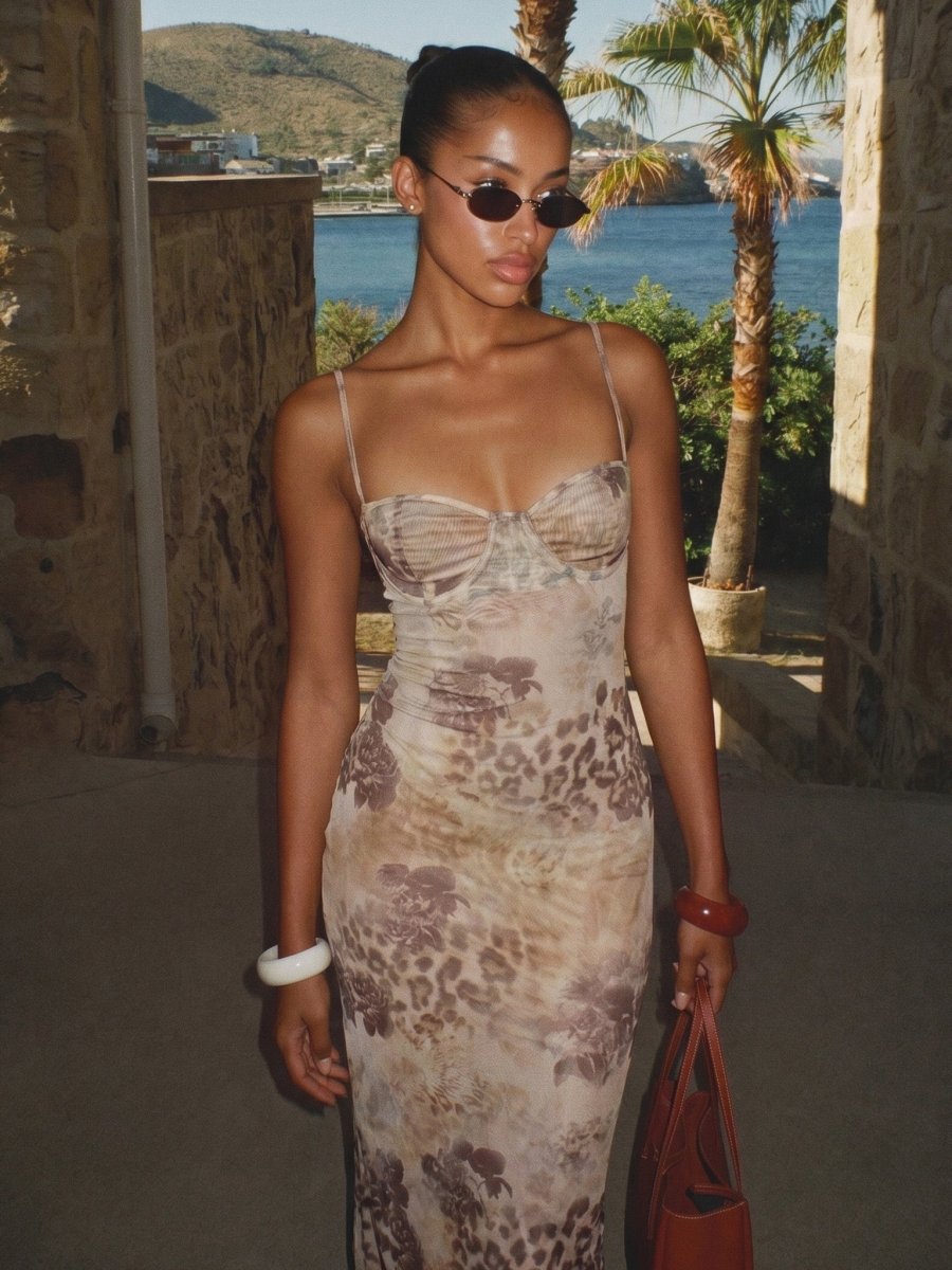 Emma | Iconic Sweetheart Neck Bodycon Maxi Dress - HoneyvineDress