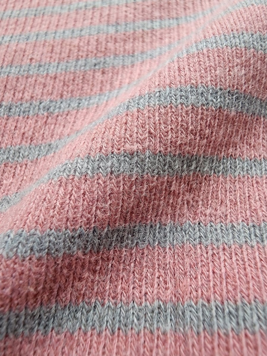 Natalie | Relaxed Pink Striped Bodycon Mini Dress - HoneyvineDress
