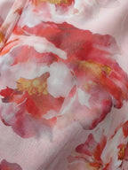 Audrey | Romantic Floral Summer Midi Ruffle Dress - HoneyvineDress