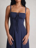 Diane | Relaxed Tie-Strap Summer Midi Dress