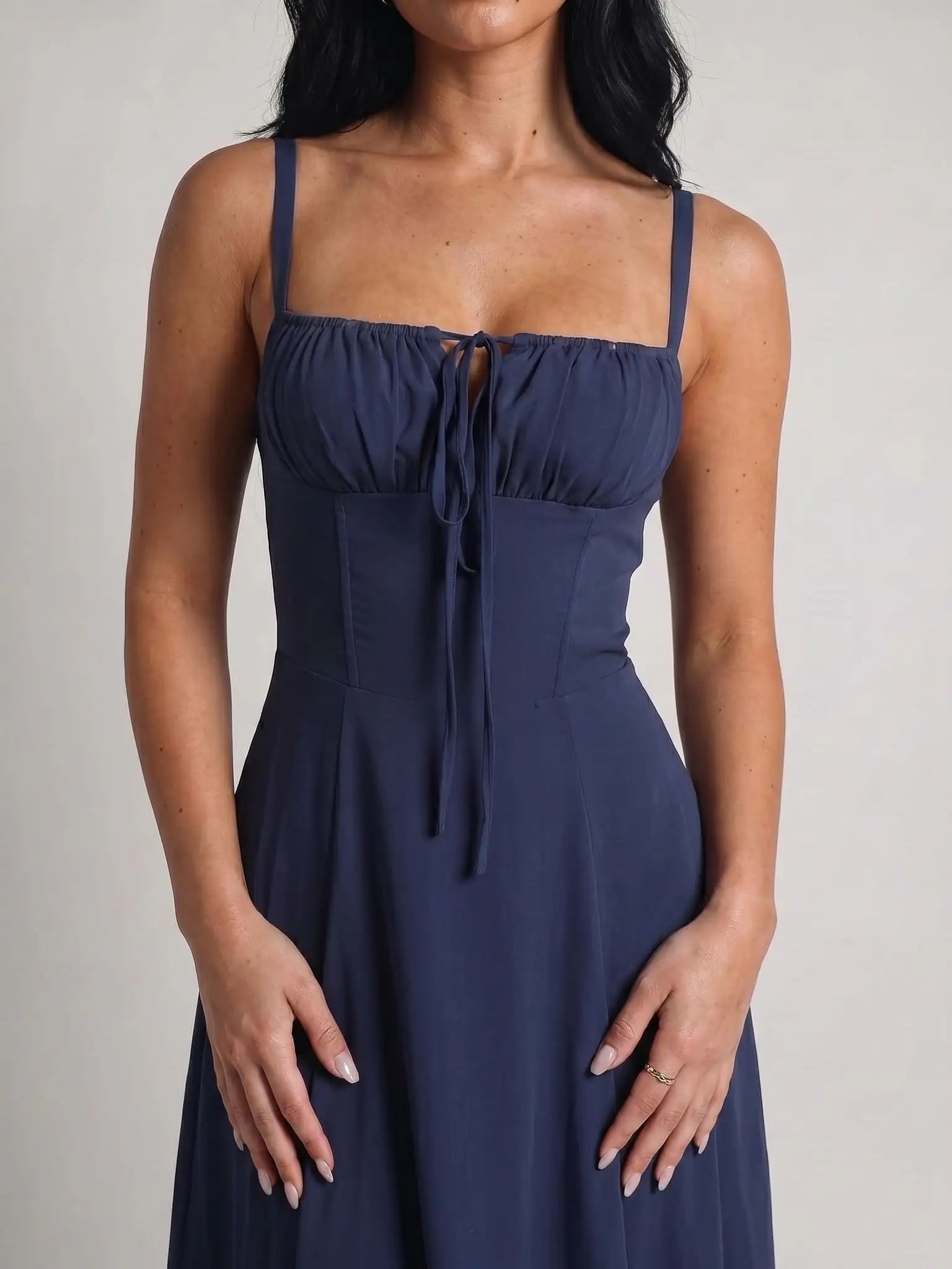Diane | Relaxed Tie-Strap Summer Midi Dress