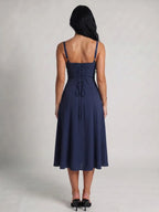 Diane | Relaxed Tie-Strap Summer Midi Dress