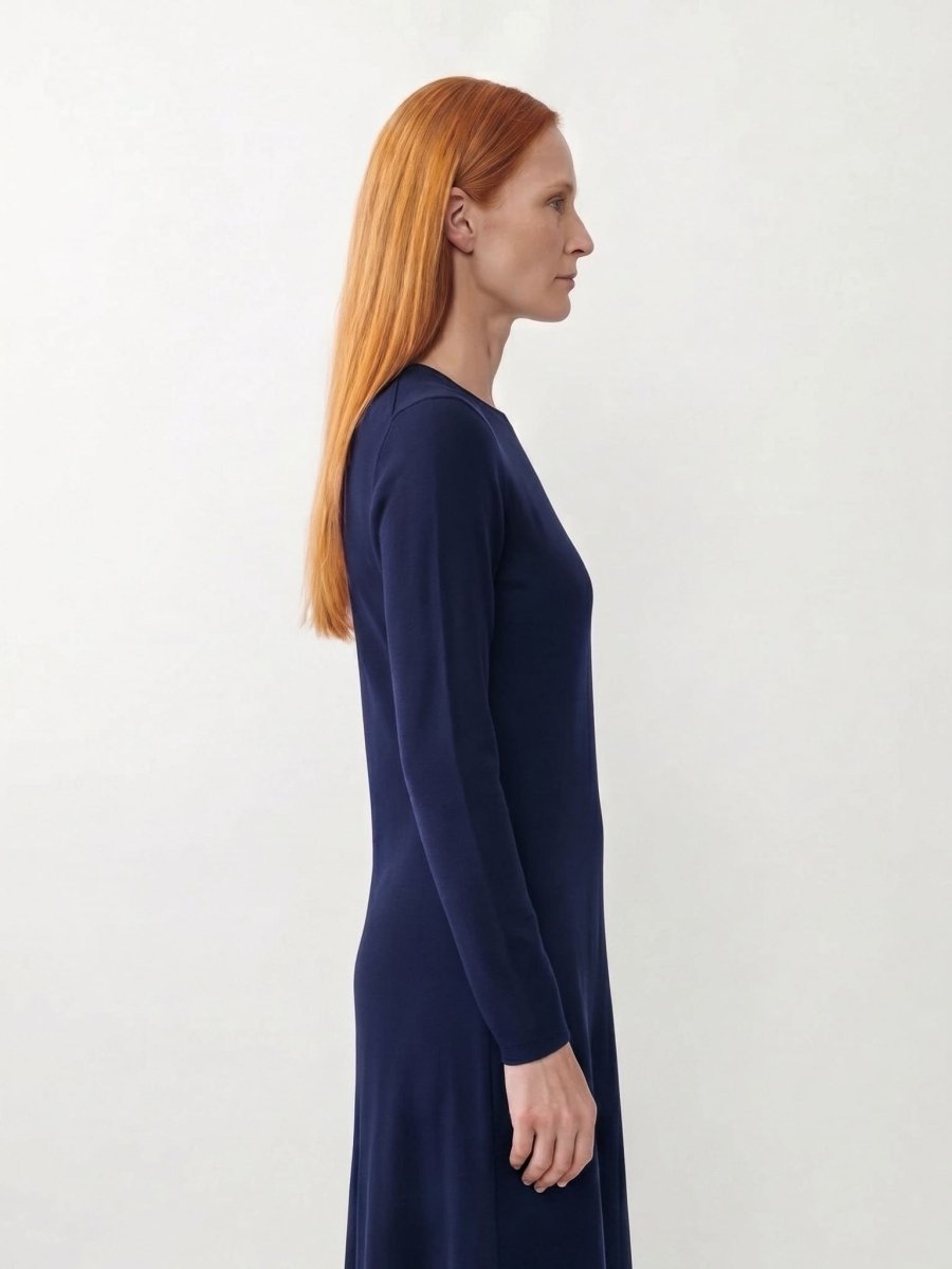 Nancy | Elegant Long Sleeve Maxi Dress - HoneyvineDress