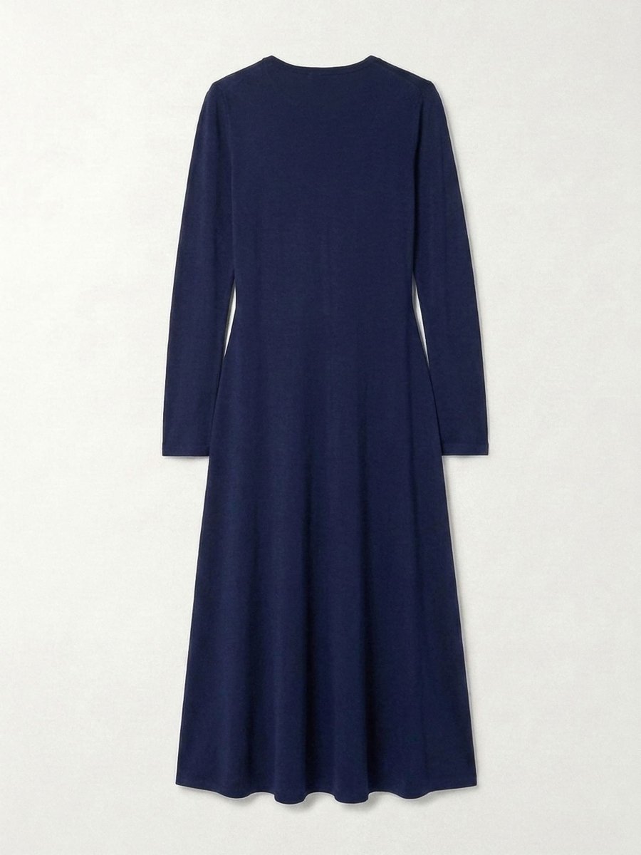 Nancy | Elegant Long Sleeve Maxi Dress - HoneyvineDress