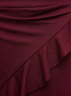 Mona | Elegant Satin Midi Dress